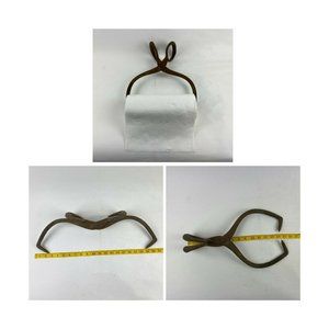 Vintage Log Tree Ice Tongs Rustic Ranch Cabin